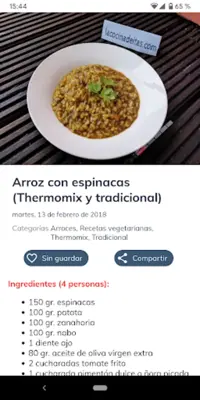 La cocina de Itas android App screenshot 3